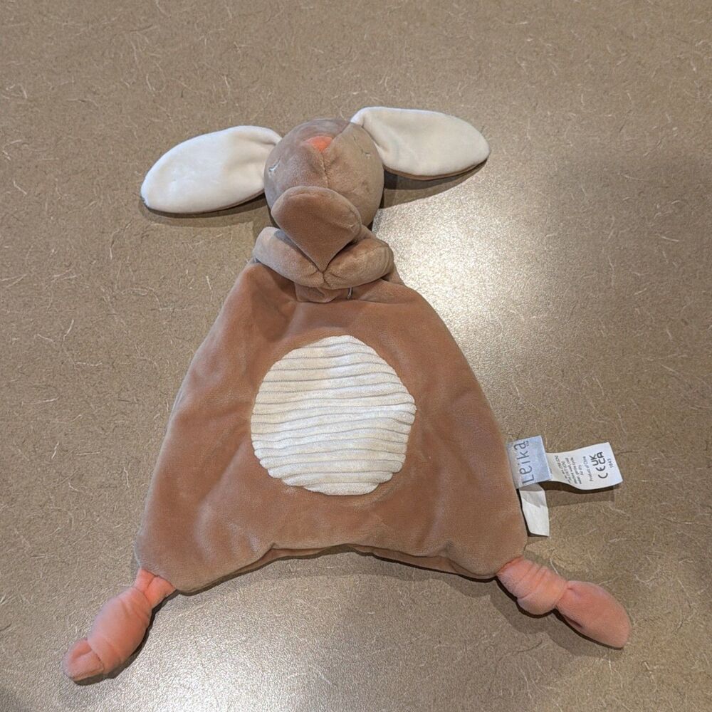 Mary Meyer Leika Lovey Bunny Rabbit Baby Toddler Plush Blanket Blankie Security